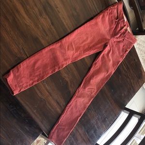 Pilcro script fit corduroys size 25